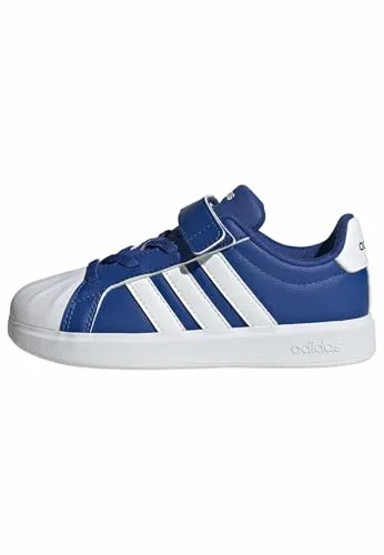 adidas Unisex Kinder STREETTALK Schuhe, Team royal Blue/FTWR White/Grey Two, 31 1/2 EU - Bequeme Kinder-Sneaker mit elastischen Schnürsenkeln und Klettverschluss, ideal für den täglichen Einsatz. Robuste Gummiaußensohle sorgt für sicheren Halt.