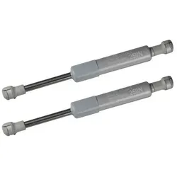 Original Kesseböhmer Gasdruckfeder 250N, verstärkte Ausführung - Beschläge - 2er Set verstärkte Gasdruckfedern für HSB Hochschwenkbeschlag, langlebige Qualität mit Schutzkappe und einfacher Montage.