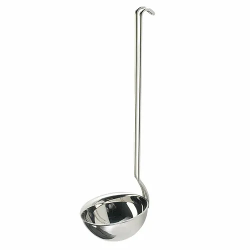Eva Solo Schöpflöffel Edelstahl Ø 9cm - Eleganter Schöpflöffel aus hochwertigem Edelstahl, perfekt für die Zubereitung und Servierung von Suppen. Mit einem Durchmesser von 9 cm und einer Länge von 30 cm ist er ideal für den täglichen Einsatz in der Küche.