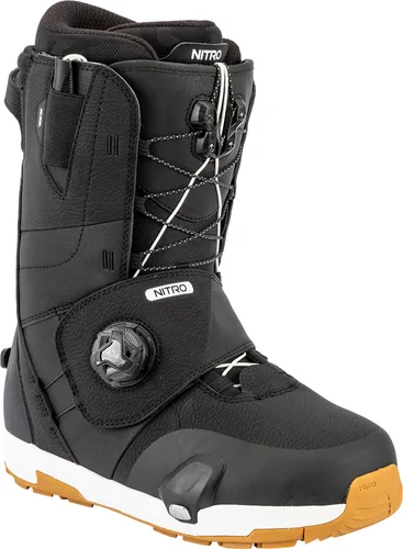 NITRO VENTURE STEP ON TLS Boot 2026 - All-Mountain Snowboardstiefel in Schwarz 44,5 - Der NITRO VENTURE STEP ON TLS Boot 2026 bietet perfekten Komfort und Passform für jeden Ride. Mit innovativer TLS-Schnürung und langlebiger Außensohle ist er ideal für jedes Terrain.