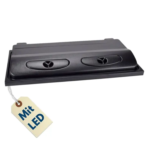 80x35 cm Aquarium Terrarium Abdeckung mit LED 8,64 W