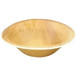 wisefood Einwegschale Palmblatt Schale / Schüssel rund Ø 13 cm, Palmblatt, (25-tlg) 13 cm x 13 cm x 13 cm