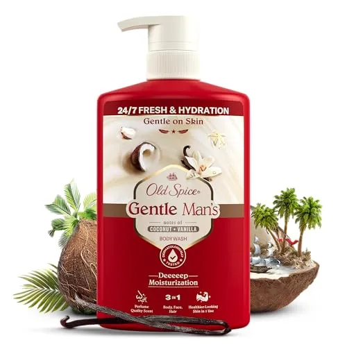 Old Spice Gentle Man's Duschgel Coconut & Vanilla XL 800 ml