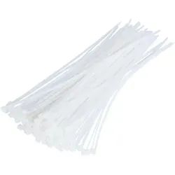 Weiße Schnellbinder Packung Mit 100 Bindern 300 X 4,8 Mm