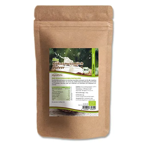 mynatura Bio Kokosmilchpulver Kokosmilch | Pulver | Kochen | Backen | Dessert | Kokosnuss | Ernährung | Nachtisch | süß (1x1kg)