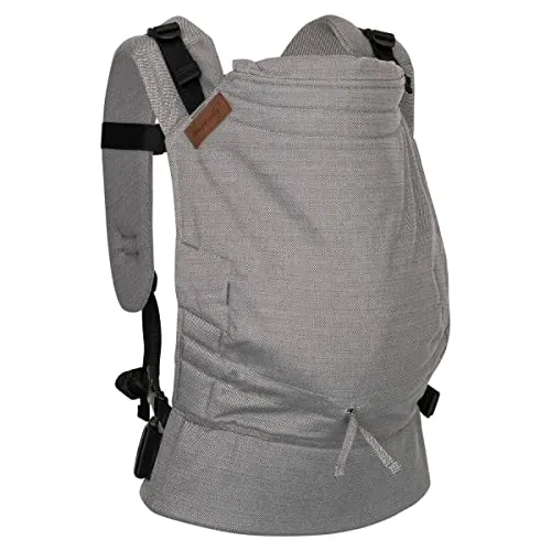 Hoppediz Babytrage Buckle - Ergonomische Vollschnallentrage ab Geburt - Babytragen, ergonomische Fullbuckle-Trage für höchsten Komfort und Sicherheit, wächst mit Deinem Baby von 3,5 bis 20 kg und bietet vielseitige Trageoptionen.