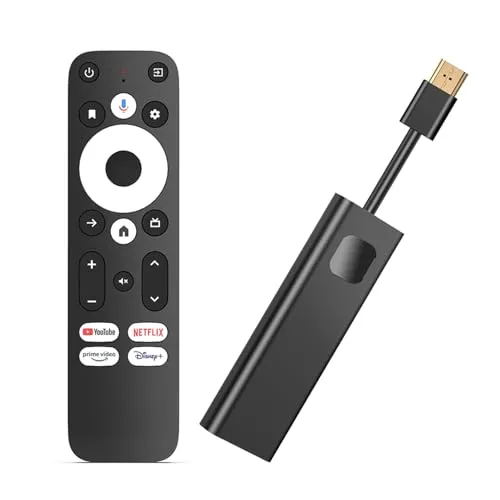 Android TV Stick GD1 - 4K HDR Smart Streaming Player, integrierte Sprachsteuerung und Zugang zu Netflix, Disney+ und mehr