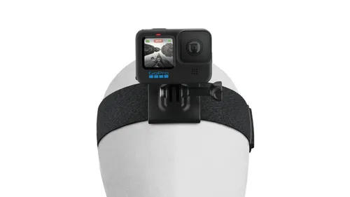 GoPro Kopfgurt 2.0 Action Cam - Schwarz, ideal für POV-Aufnahmen mit stabiler Cliphalterung und komfortablem Sitz
