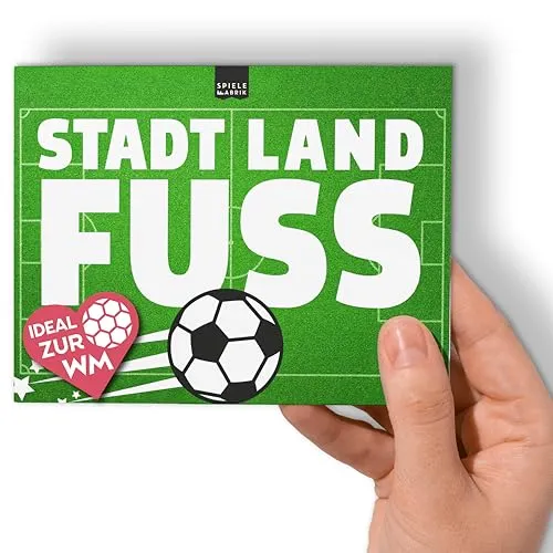 Stadt Land Fluss Fußball MINI – Kreatives Ratespiel für Fußballfans