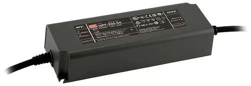 MeanWell NPF-200-24 LED Trafo 24V - Sonstige Elektroinstallationsartikel, wassergeschützt mit Schutzart IP67, ideal für zuverlässige Stromversorgung von LED-Anwendungen mit 199,2W Leistung.