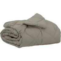 vidaXL Sommerdecke Hellgrau 220 x 140 cm – Weiche Mikrofaser - Moderne Sommerdecke für ein stilvolles Schlafzimmer, aus 100% Mikrofaser. Leicht, atmungsaktiv und pflegeleicht – ideal für warme Nächte und gemütliche Räume.