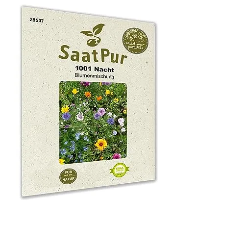 SaatPur Blumenwiese 1001-Nacht einjährige Blumenmischung Bienen Schmetterlinge Insekten