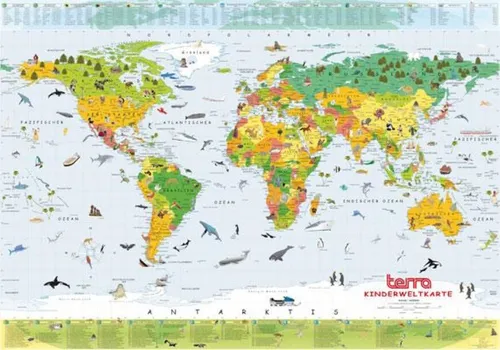 Columbus Verlag / Terra Kinderweltkarte /  9783871299568