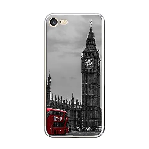 König Design Handyhülle Kompatibel mit Apple iPhone 7 / iPhone 8 / iPhone SE 2020 / iPhone SE 2022 Hülle TPU Eckenschutz Stoßfest Dünn Kratzfest Schutzhülle - Big Ben