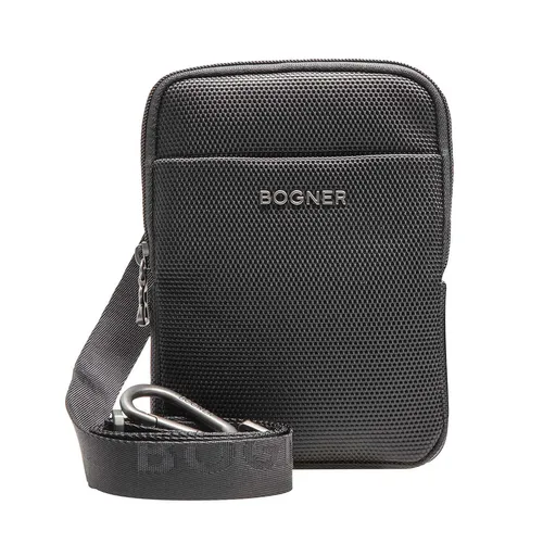 Bogner Mens Keystone Frank Shoulderbag Schwarz - Herren Umhängetasche in elegantem Schwarz, ideal für stilvolle Auftritte und praktische Nutzung im Alltag.