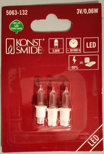 LED Ersatzbirne 3V 0,06W ww von Konstsmide