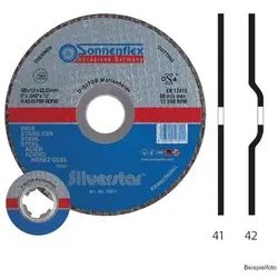 Sonnenflex 230x1,9x22,23 AS40PBF F41 SiS INOX - (25Stk.)