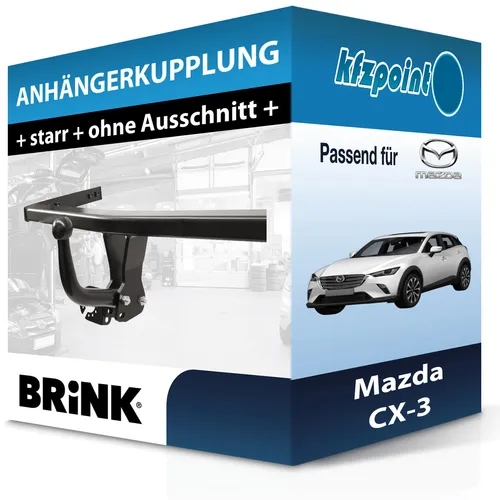 BRINK Anhängekupplung starr für Mazda CX-3 (2015-heute)
