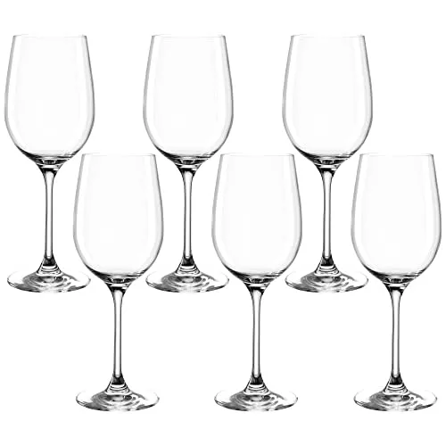 LEONARDO Weißweinglas, Kristallglas, Spülmaschinenfest - Elegante Weißweingläser aus der Ciao+ Serie, 6-teilig, 370 ml. Hochwertiges Teqton-Glas, spülmaschinenfest und ideal für festliche Anlässe. Genießen Sie italienisches Flair und brillante Transparenz!