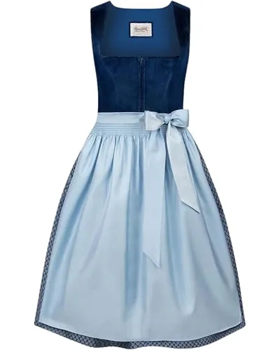 Stockerpoint Damen Aida Midi Dirndl, Indigo, 46 in blau von Stockerpoint