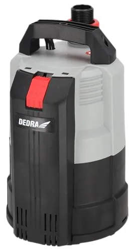 W flache Saug-Tauchpumpe für sauberes Wasser 350W - Effiziente Tauchpumpe für Klarwasser mit 350W Leistung, 4500 l/h Durchfluss und IPX8 Schutz. Ideal für Garten und Pools, flache Saugtechnik sorgt für optimale Entwässerung.