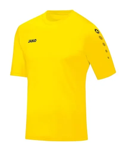 JAKO Herren Team (Kurzarm) Fußballtrikots, Citro, 140 EU in gold von JAKO