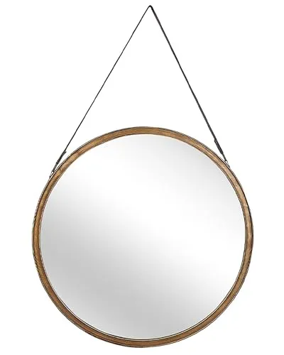 Wandspiegel AUTUN 60 cm in gold von Beliani