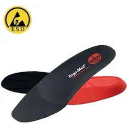 Einlegesohle ERGO-MED red, Unisex, schwarz, Größe 36