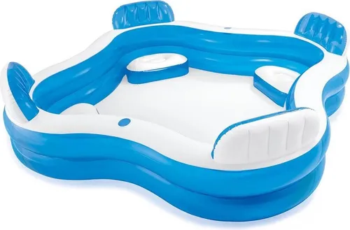 Aufblasbarer Pool mit Sitzplätzen 229 x 229 x 66 cm INTEX 56475