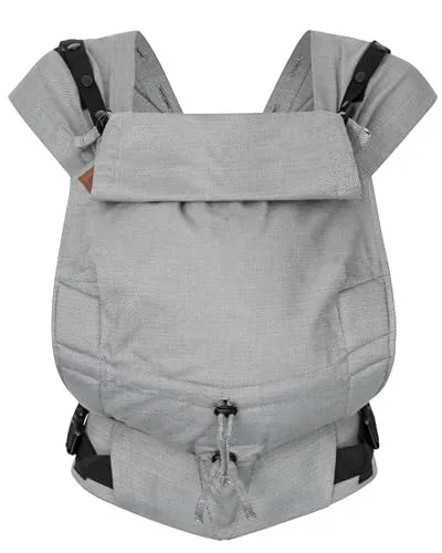 Hoppediz Babytrage Primeo - Bauch- und Rückentrage aus 100% Bio-Baumwolle - Babytragen – Die Primeo Babytrage bietet ab Geburt höchsten Komfort und Sicherheit, mit gekreuzten Trägern für optimale Gewichtsverteilung und entlastet so Nackenmuskeln.