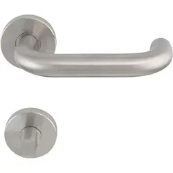 Solido - Fh-drückergarnitur Talin - Auf Rosette Wc, 38 - 45, Edelstahl Matt