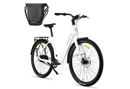 VECOCRAFT E-Bike LUNA-2.0 Elektrofahrrad Riemenantrieb Torque Sensor 100km Daul Speed, Heckmotor, 360 Wh