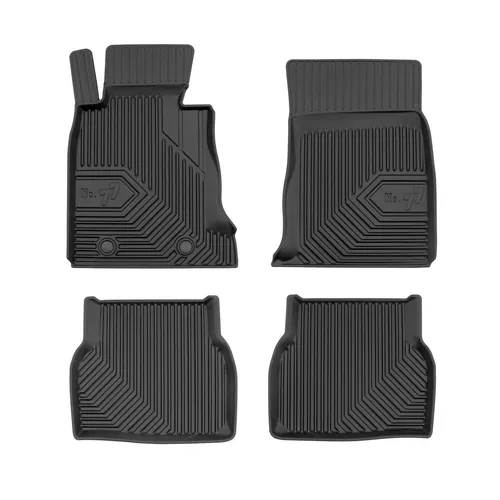 Fußmatten Gummimatten No.77 für BMW 5er E39 1995-2003 - 4-teiliges Fußmatten-Set aus hochwertigem TPE-Gummi, wasserfest und rutschfest für optimalen Schutz. Passgenau für BMW 5er E39, einfache Installation und langlebig.