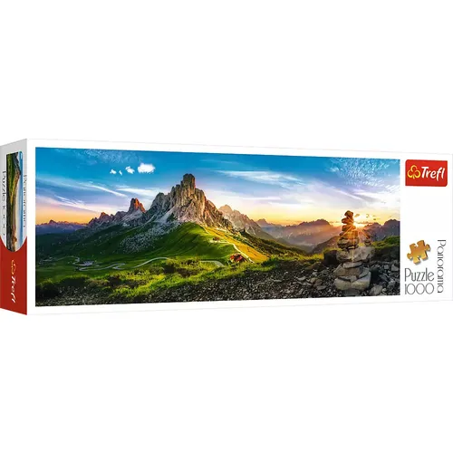 Puzzle 1000 elementów. Panorama Passo di Giau, Dolomity Trefl 5900511290387