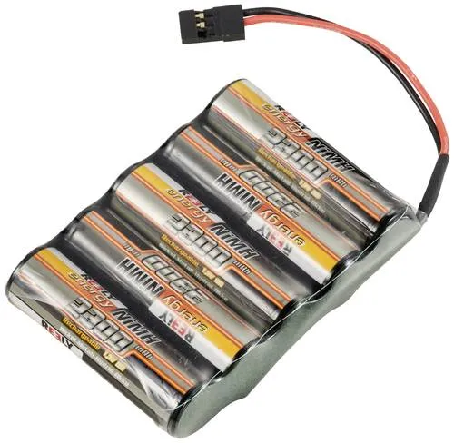 Reely Modellbau-Akkupack (NiMh) 6V 2300 mAh Zellen-Zahl: 5 Mignon (AA) Side-by-Side JR-Buchse
