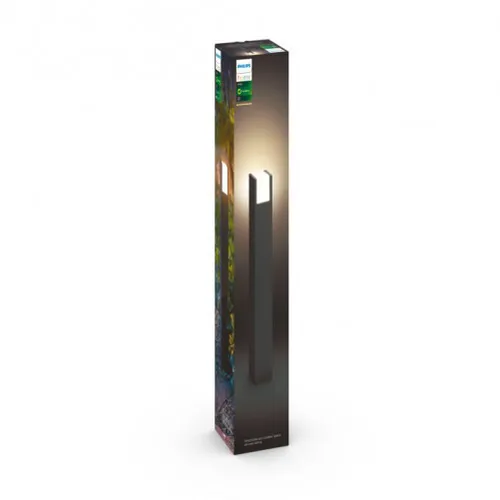 HUE FUZO LEUCHTE GARTENPFOSTEN SCHWARZ 1X 15W 2700K 1160LM IP44 /G1DE