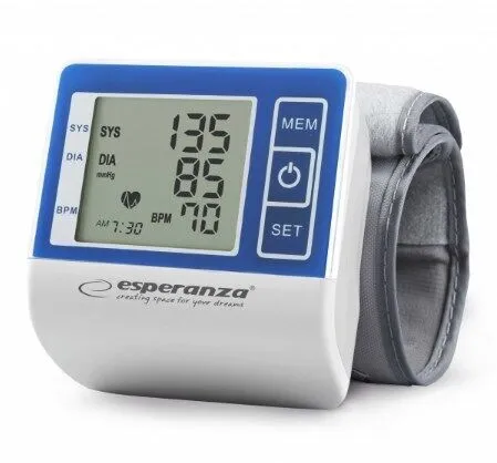 Esperanza ECB001 Blutdruckmessgerät Oberarm Halbautomatisch Espera 5901299914861