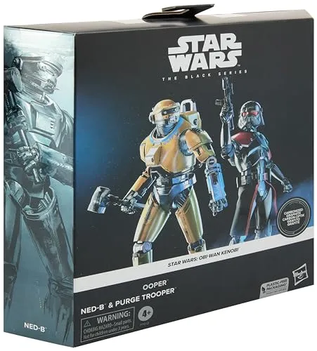 Star Wars: Obi-Wan Kenobi Black Series Actionfiguren 2er-Pack NED-B & Purge Trooper 15 cm - Actionfiguren-Set mit NED-B und Purge Trooper, detailgetreu und beweglich, perfekt für Sammler und Fans der Star Wars Saga.
