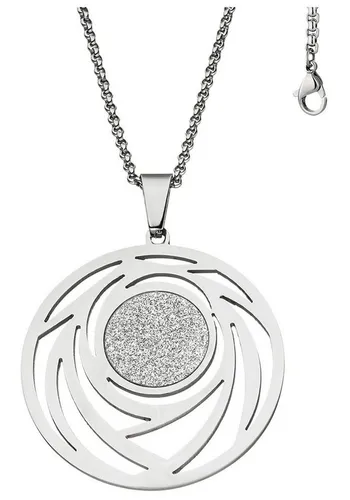 JOBO Kette mit Anhänger, rund Edelstahl 80 cm von JOBO