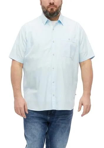s.Oliver Regular Fit Kurzarmhemd mit Struktur - Leichtes Kurzarmhemd aus Baumwolle mit feiner Struktur und Kontrastdetails. Ideal für lässige Anlässe und bequem im Alltag. Abgerundeter Saum und Knopfleiste sorgen für einen modernen Look.