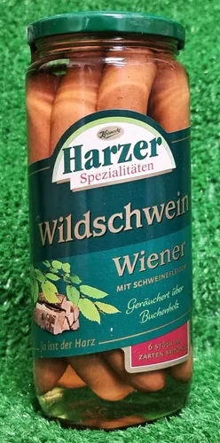  Keunecke HARZER SPEZIALITÄTEN Wildschwein WIENER Würstchen 6Stück 8,47€/kg