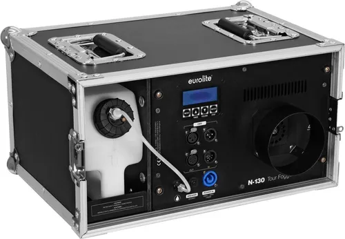 EUROLITE N-130 Tour-Fogger - Leistungsstarker Nebelgenerator - Musikstudio, Bühne und DJ Equipment, ideal für beeindruckende Lichteffekte mit hoher Nebelausstoßrate.