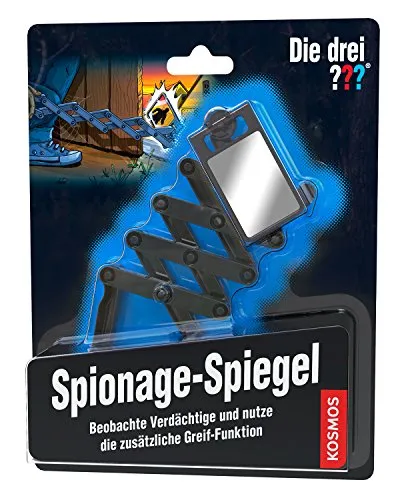 Die drei ??? Spionage-Spiegel von KOSMOS, Detektiv Gadgets, Detektivspielzeug, Detektiv Ausrüstung, Detektiv Set, Mitbringsel Kindergeburtstag, Geschenk für Kinder