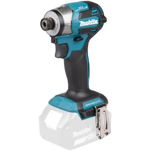 Makita Akku-Schlagschrauber DTD173Z, 180Nm, 18V - Akkuschrauber mit 180 Nm Drehmoment, ideal für präzises Schrauben in Holz und Metall. Ausgestattet mit LED Ring für optimale Sicht und XPT-Schutz gegen Staub und Spritzwasser.