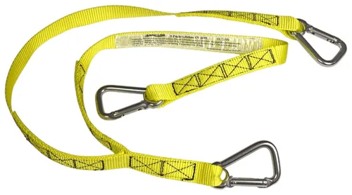 NAVYLINE Sicherungsgurt Navyline Lifeline, 3 Punkt - Wassersport Sicherheitsgurt mit 3 stabilen Karabinern für optimale Sicherheit und Bewegungsfreiheit. EN 1095 / ISO 12401 geprüft, bietet er Komfort und höchsten Schutz auf dem Wasser.