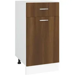 vidaXL Unterschrank Lyon mit Schublade in Braun Eichen-Optik