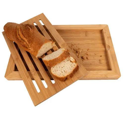 Brotschneidebrett 38cm Bambus EUROHOME®