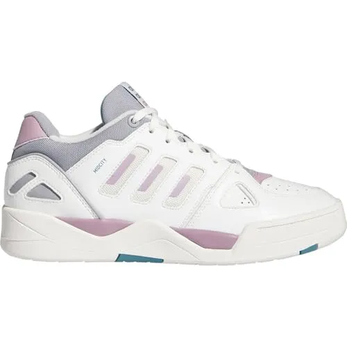 Adidas Herren Midcity Low Shoes, core White/Wonder Orchid/Light Onix, 41 1/3 EU