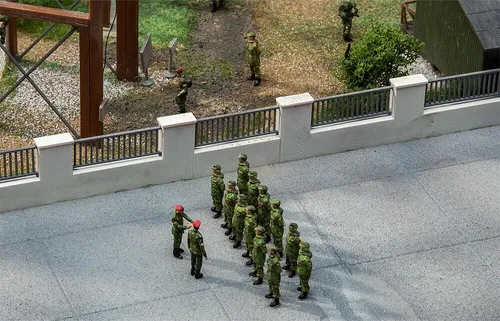 Faller 144120 Kasernenzaun 1:87 Spur H0 Bausatz Neu OVP Militär
