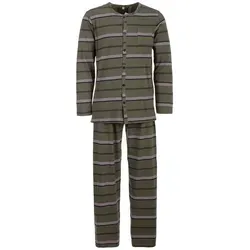 Lucky Schlafanzug Pyjama Set Langarm - Streifen L